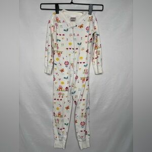 Hanna Andersson Zip Up Onesie Sleepwear 3T